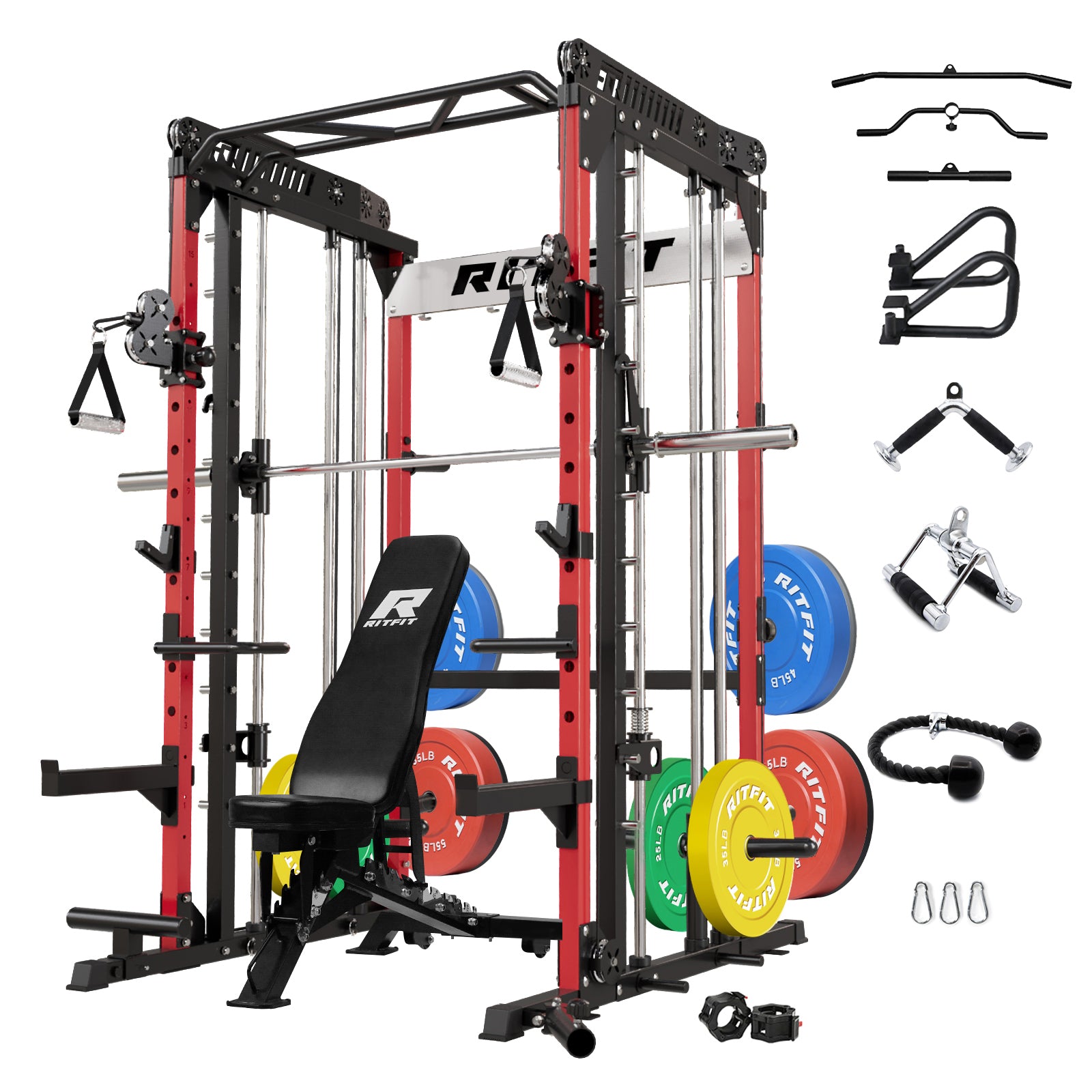 RitFit M1 PRO Smith Machine Home Gym Package Comprehensive All-In-One Workout System