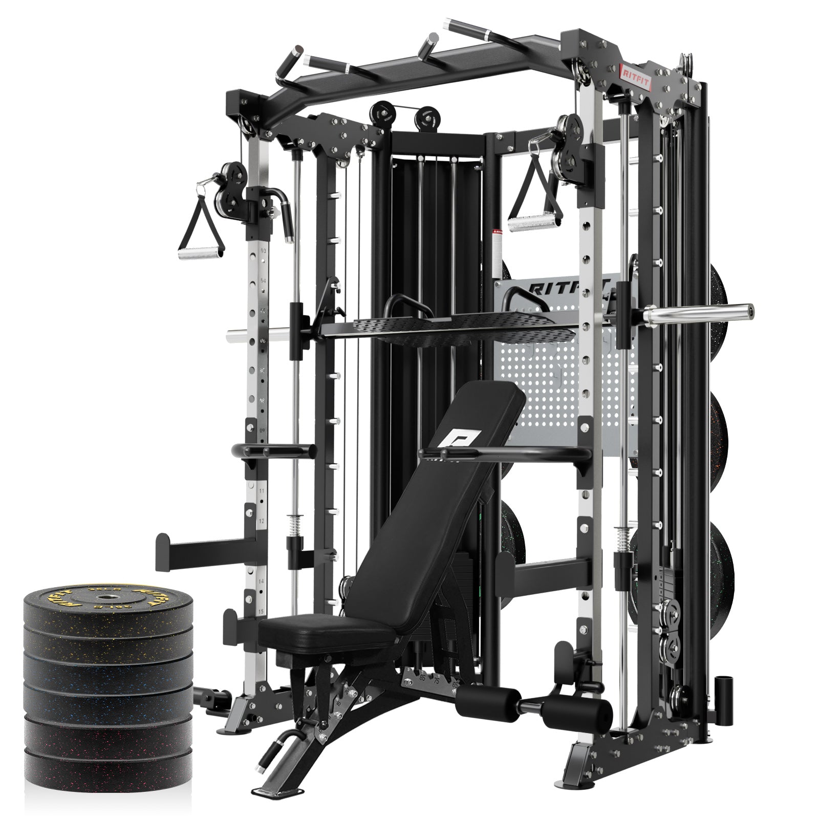 RitFit BPC06 All-In-One Smith Machine Home Gym Package