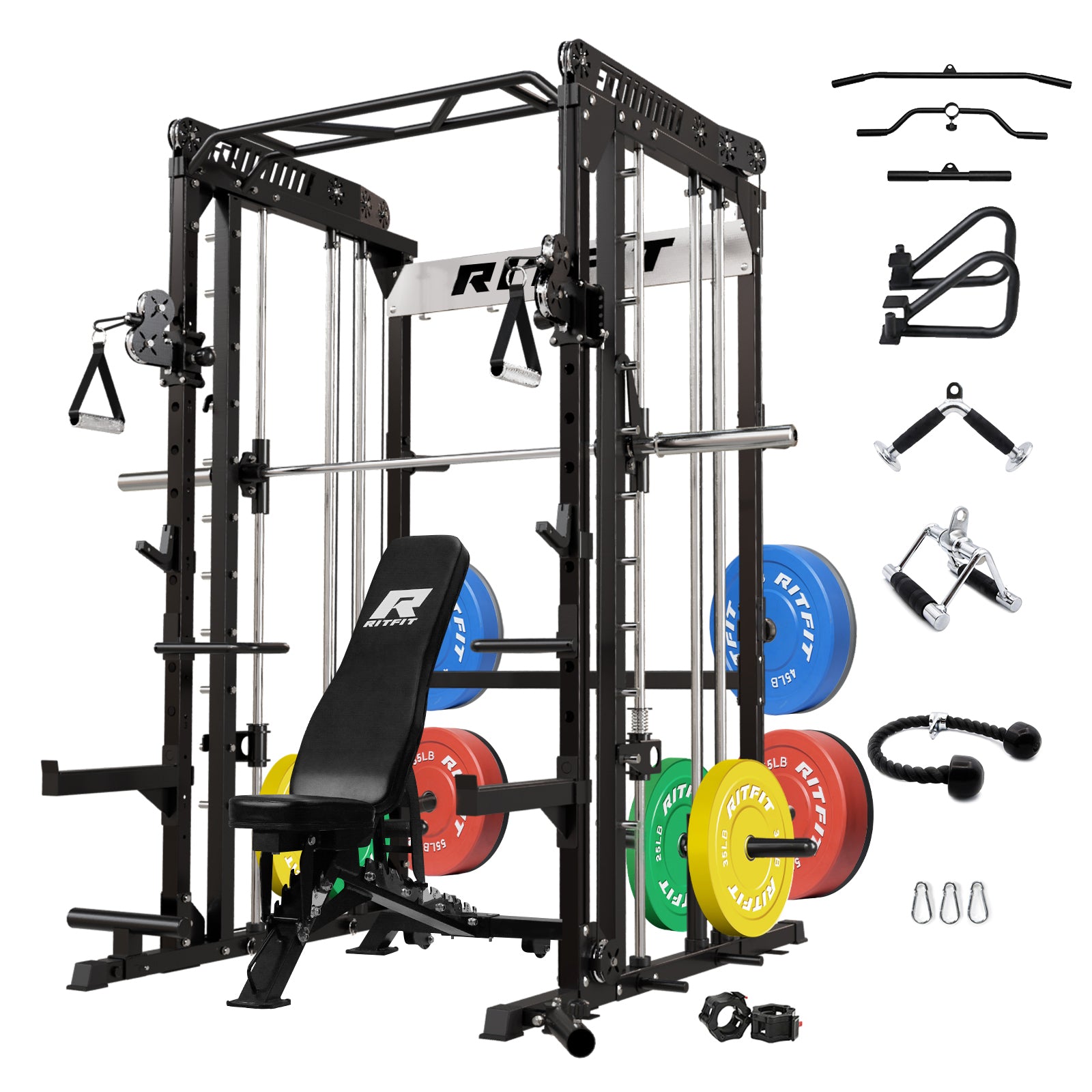 RitFit M1 PRO Smith Machine Home Gym Package Comprehensive All-In-One Workout System