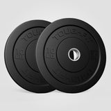 ToughFit Black Olympic Weight Plates Bumper Plates Set - RitFit