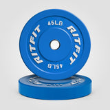 RitFit Color Bumper Plates Olympic 2-Inch Rubber