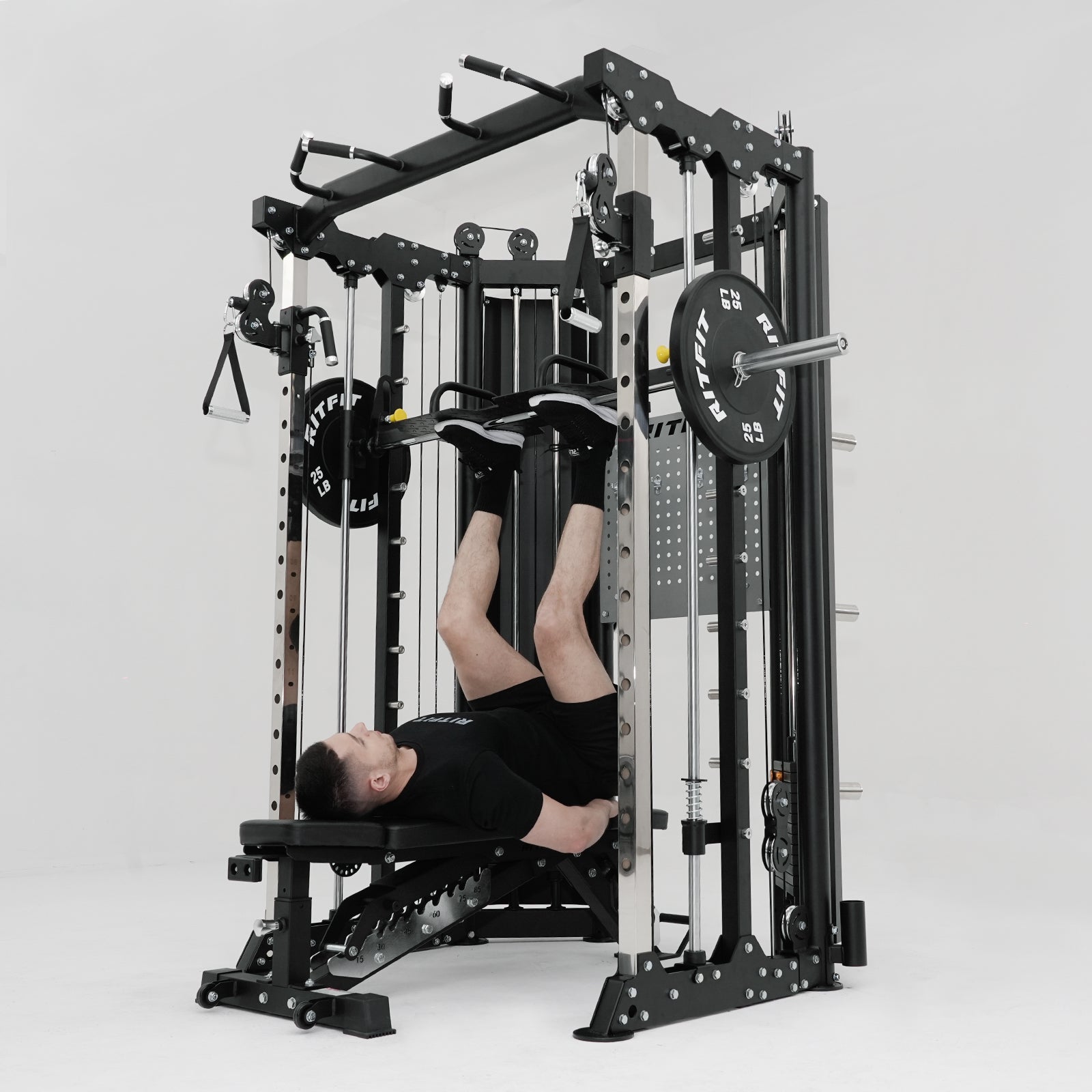 RitFit BPC06 All-In-One Smith Machine Home Gym Package