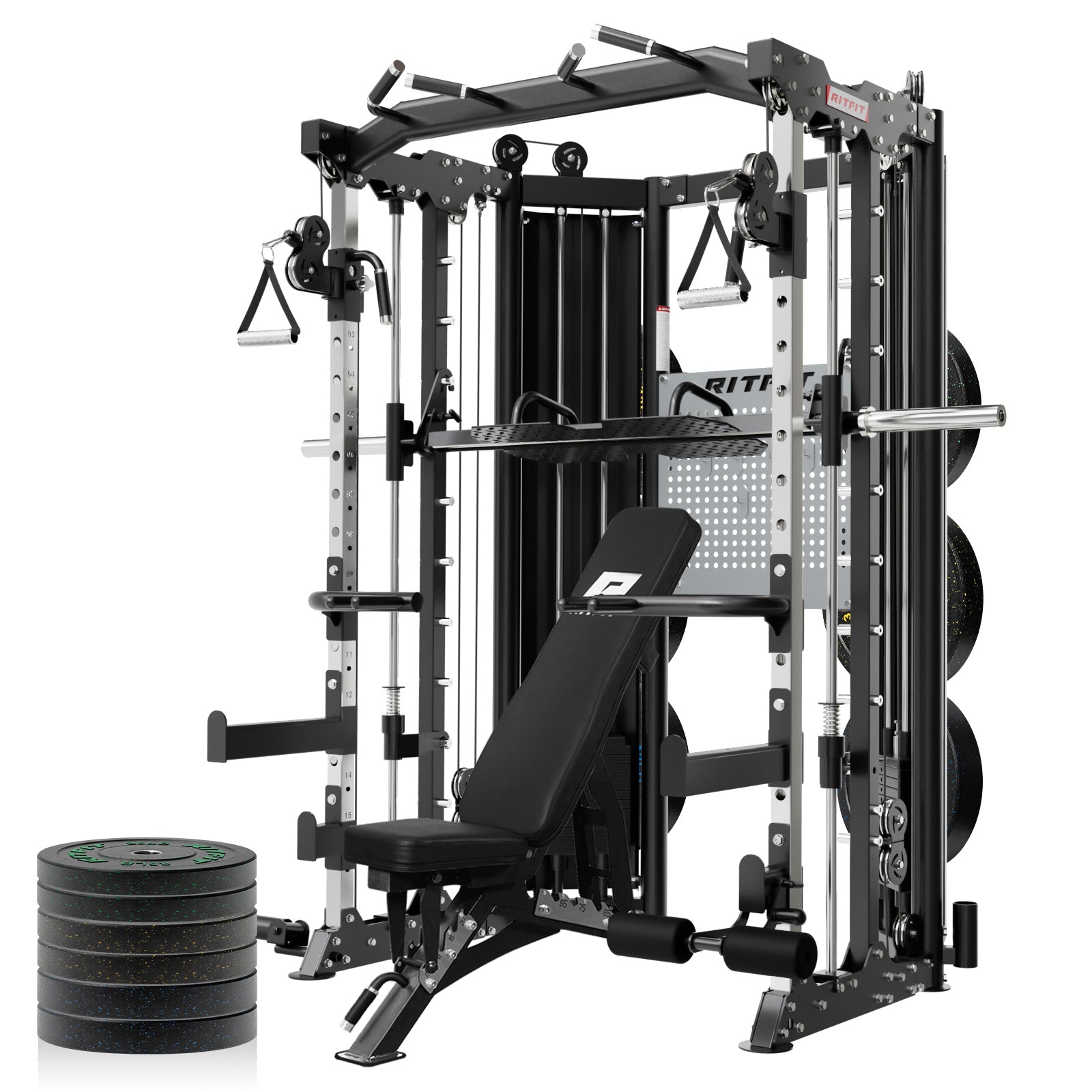 RitFit BPC06 All-In-One Smith Machine Home Gym Package