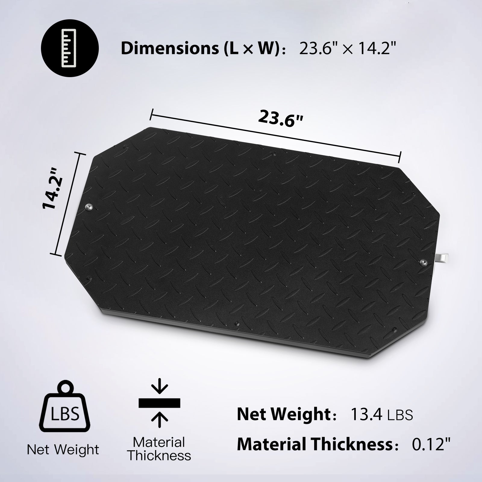 RitFit AT04 Foot Plate for Leg Press – Smith Machine Compatible - RitFit
