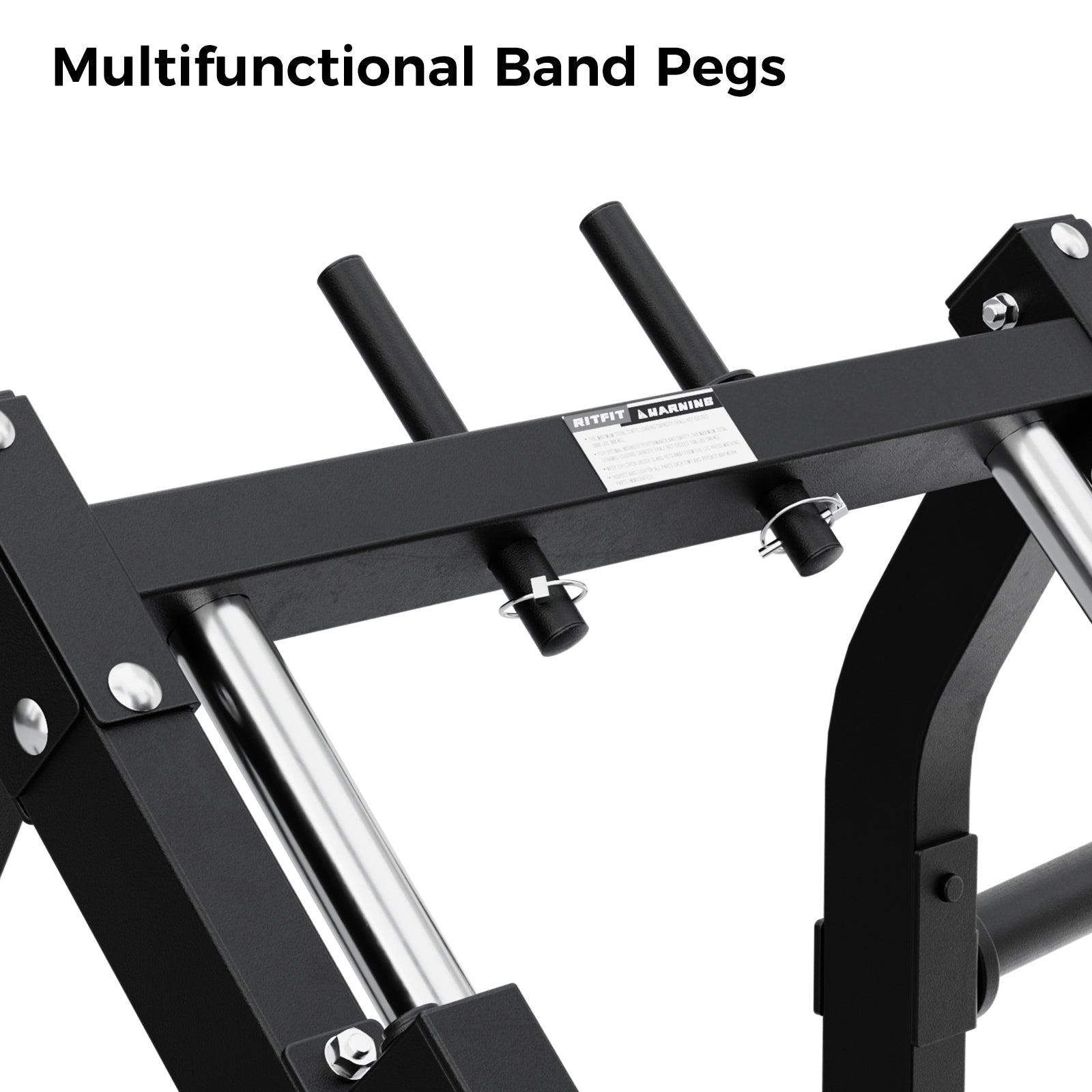 RitFit GAZELLE PRO machine set for leg press exercise