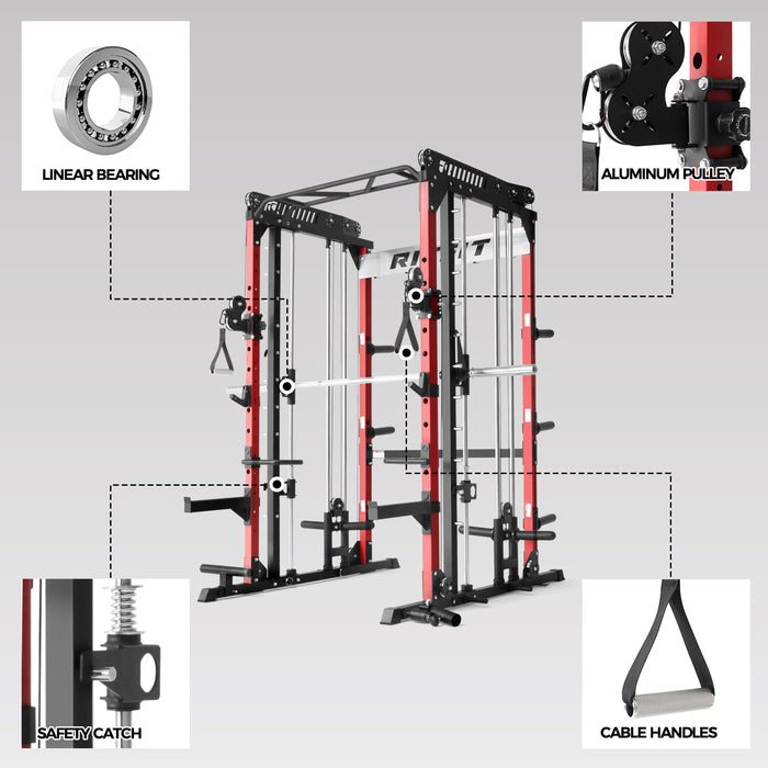 RitFit M1 PRO Smith Machine Home Gym Package Comprehensive All-In-One