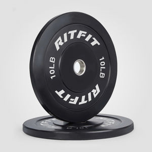 RitFit Olympic Bumper Weight Plates - 2-inch