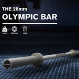 RitFit 7FT Olympic Barbell Bar 2'' Weight Lifting Bar - RitFit