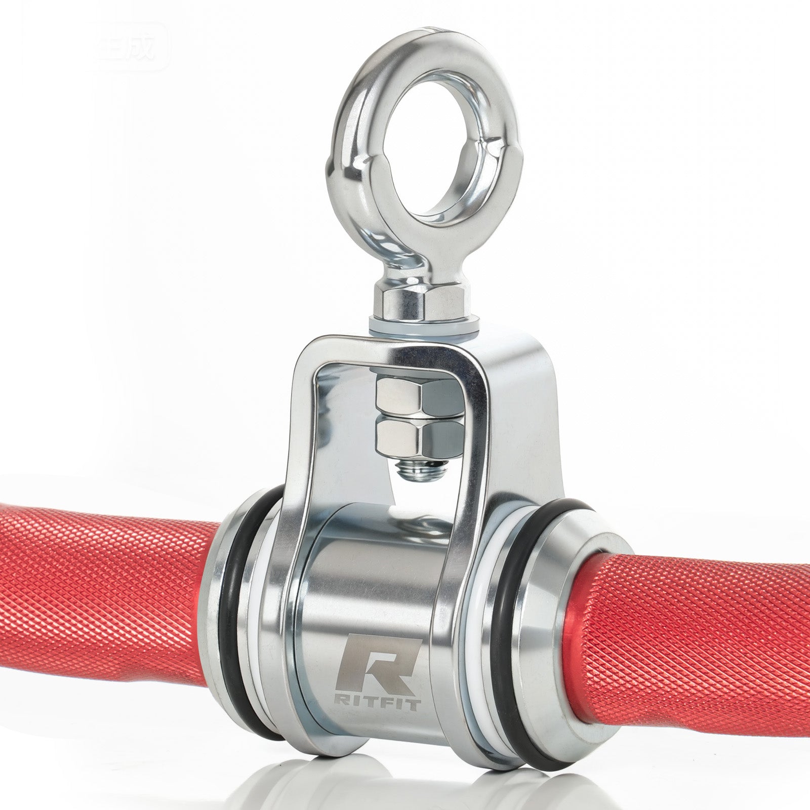 RitFit Aluminum Alloy Handle Set Long W-Shaped and Short Straight Bar for Cable Machine