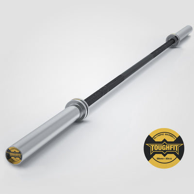 ToughFit 7FT Olympic Barbell Bar – Fits 2'' Weight Plates