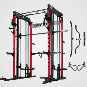 RitFit M1 Smith Machine with Cable Crossover System for Home Gym