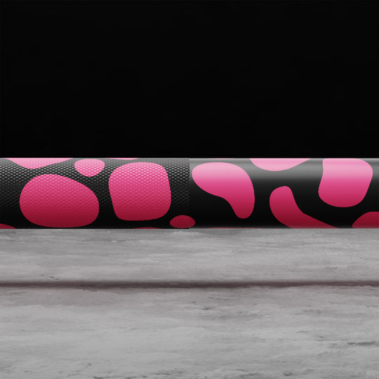 RitFit 15kg Pink Leopard Olympic Training Barbell