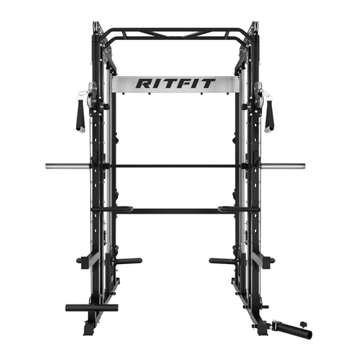 RitFit M1 PRO Multi-Functional Smith Machine with Cable Crossover Syst