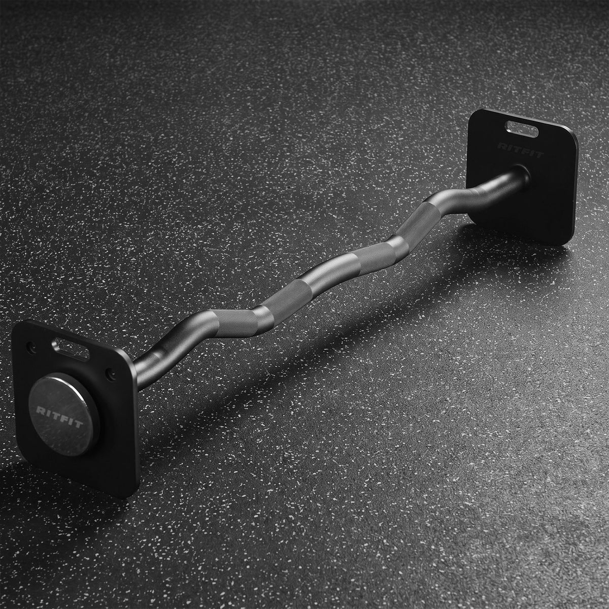 RitFit adjustable dumbbell set with rack and attachments for home gym strength training
