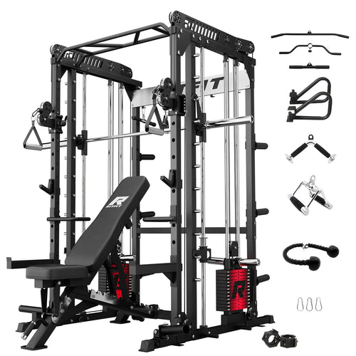 RitFit M1 PRO Smith Machine Weight Stack Home Gym Package