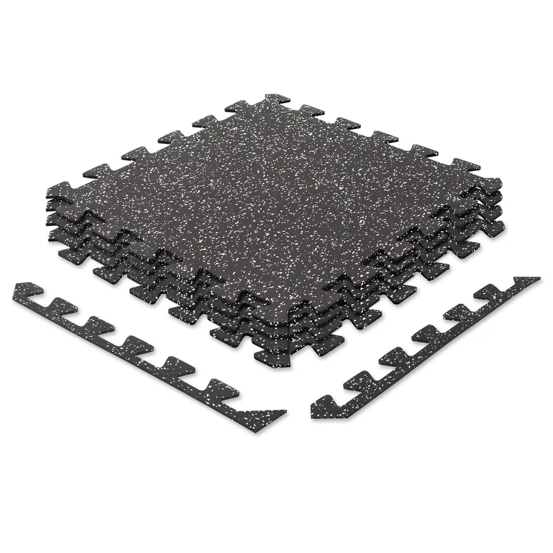 RitFit Rubber Flooring Gym Mats 4pc