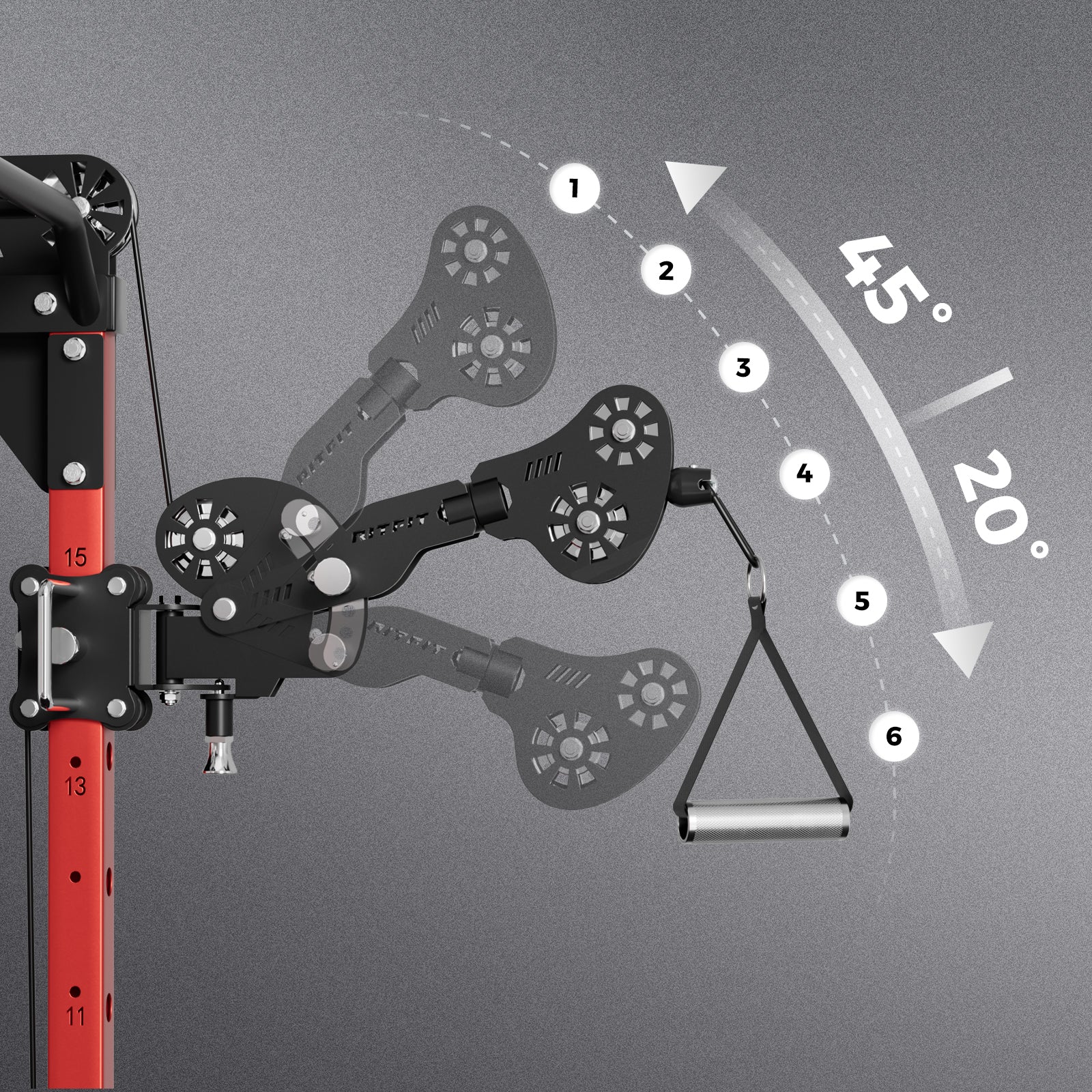 RitFit TAM1 Tornado Arm Attachment (Only for M1 PRO) - RitFit