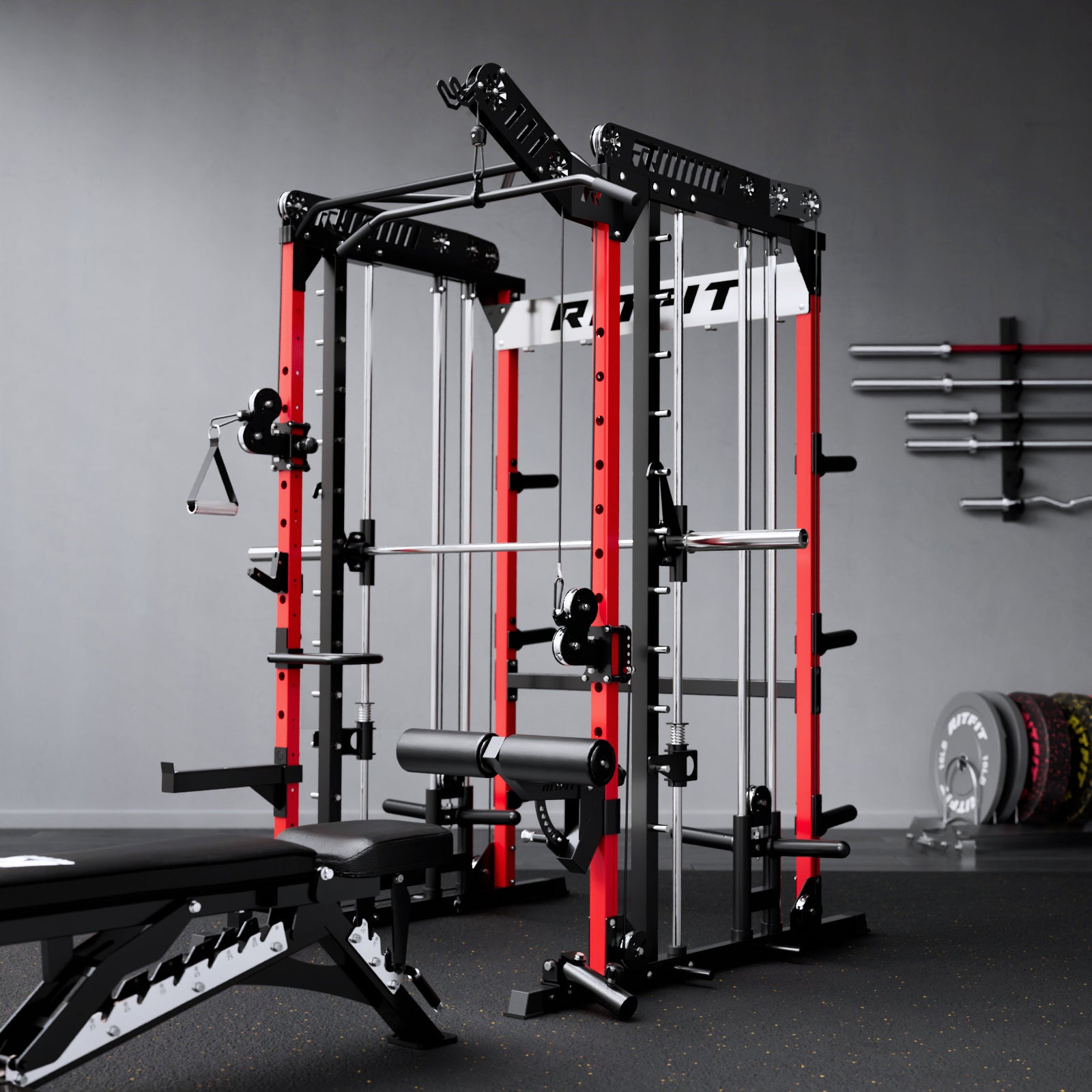 RitFit LPM1 Lat Pulldown & Leg Holder Attachment Bundle (Only for M1 PRO) - RitFit