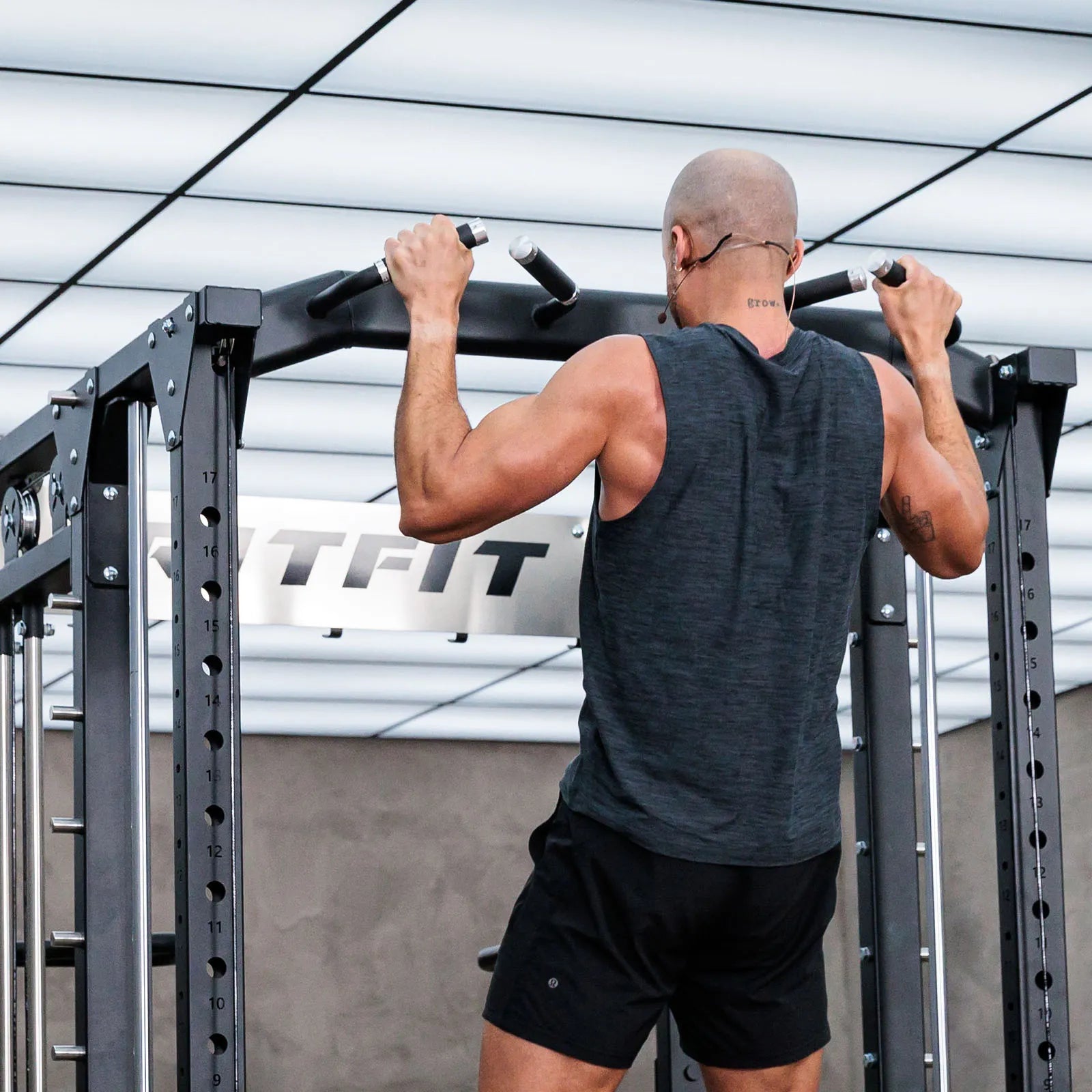 RitFit Buffalo Wild Smith Machine with Adjustable Dual Cable System