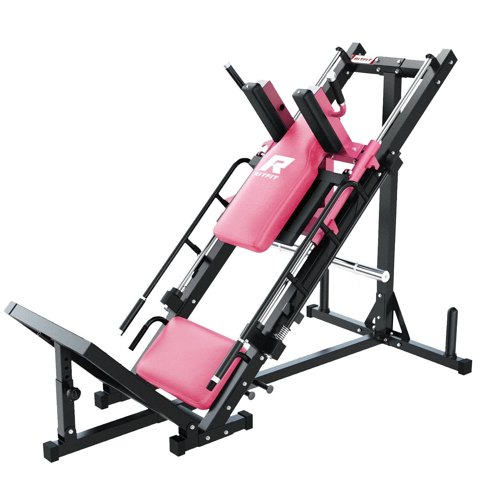 Heavy-duty RitFit BLP01 squat press machine assembled in gym space
