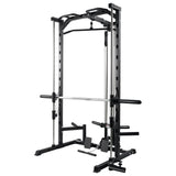 Multifunctional Smith Machine with Lat Pulldown and Low Row RitFit Black 