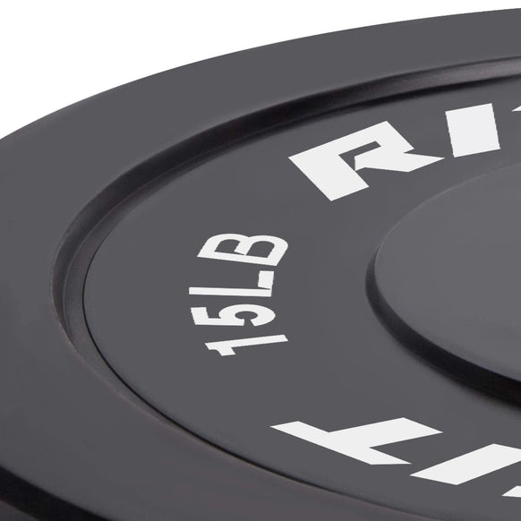 RitFit Bumper Plates Olympic Rubber Weight Plates, 2-inch Bars&Plates RitFit 