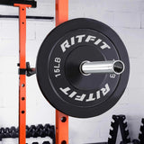 RitFit Bumper Plates Olympic Rubber Weight Plates, 2-inch Bars&Plates RitFit 