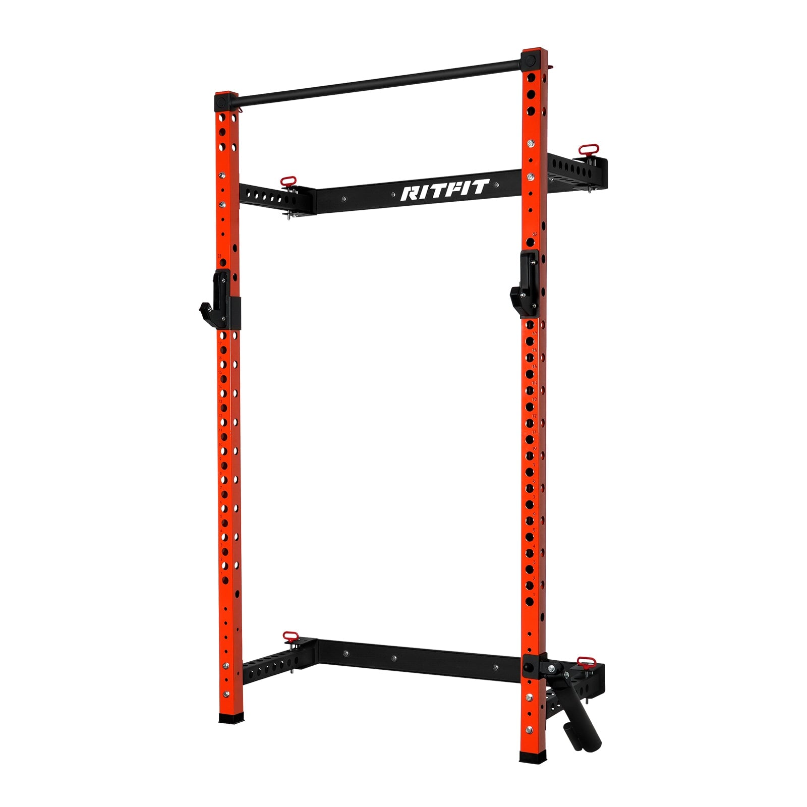 Ritfit Multi-Functional Folding Squat Rack (PMW02) Exercise & Fitness RitFit Orange 
