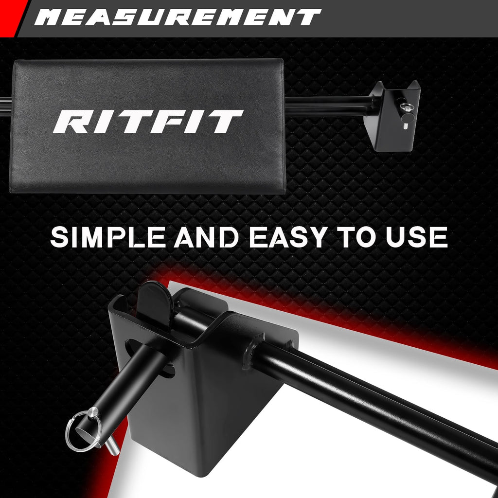 2-in-1 Hip Thrust and Bicep Curl Attachment (PAT01), RitFit Power Cage ...