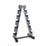A-Frame Dumbbell Rack Stand 3, 5 Pairs | RitFit Storage Weight RitFit 5-Pair Rack Gray 