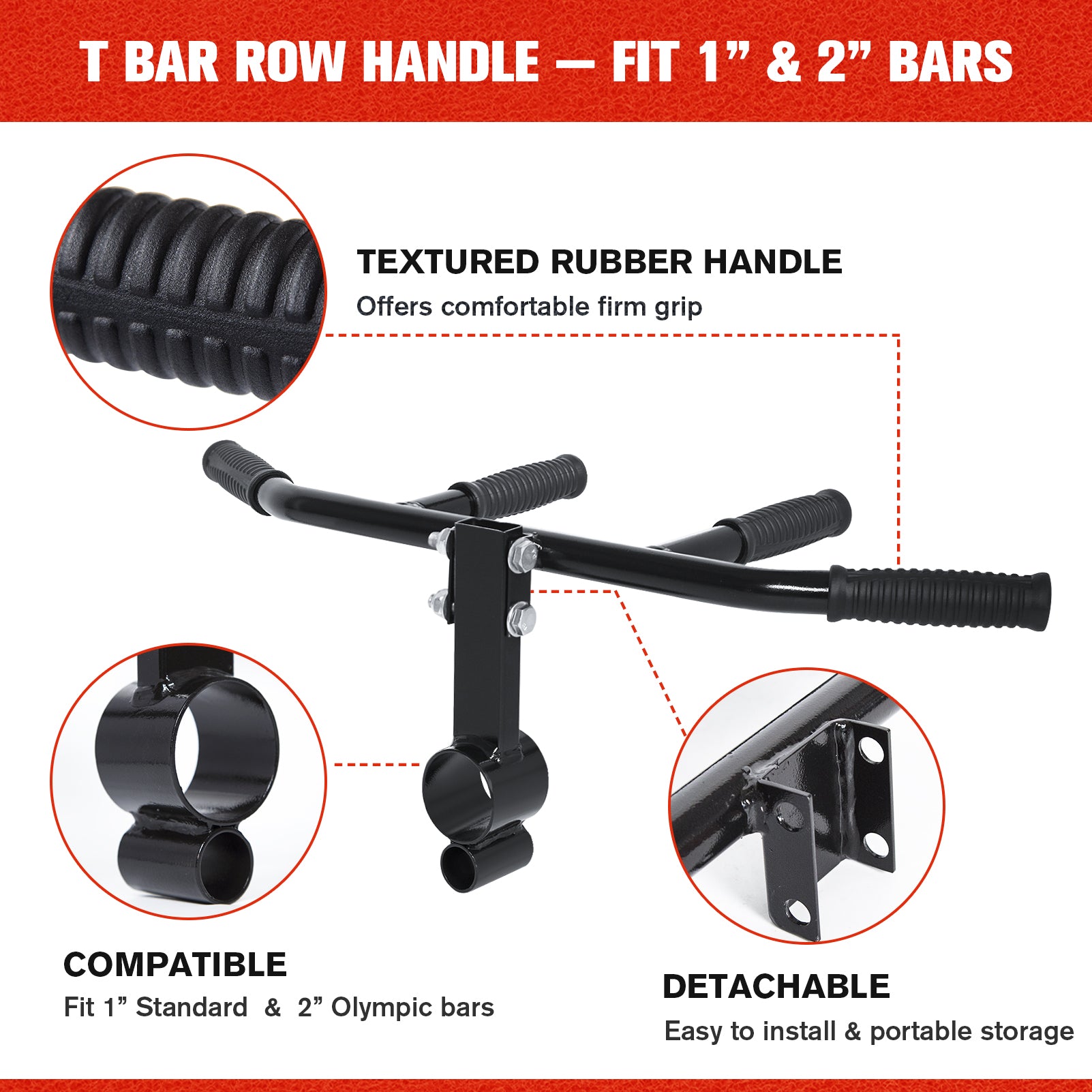 Multi-Grip Landmine Handle, RitFit Power Cage Attachments Accessories RitFit 