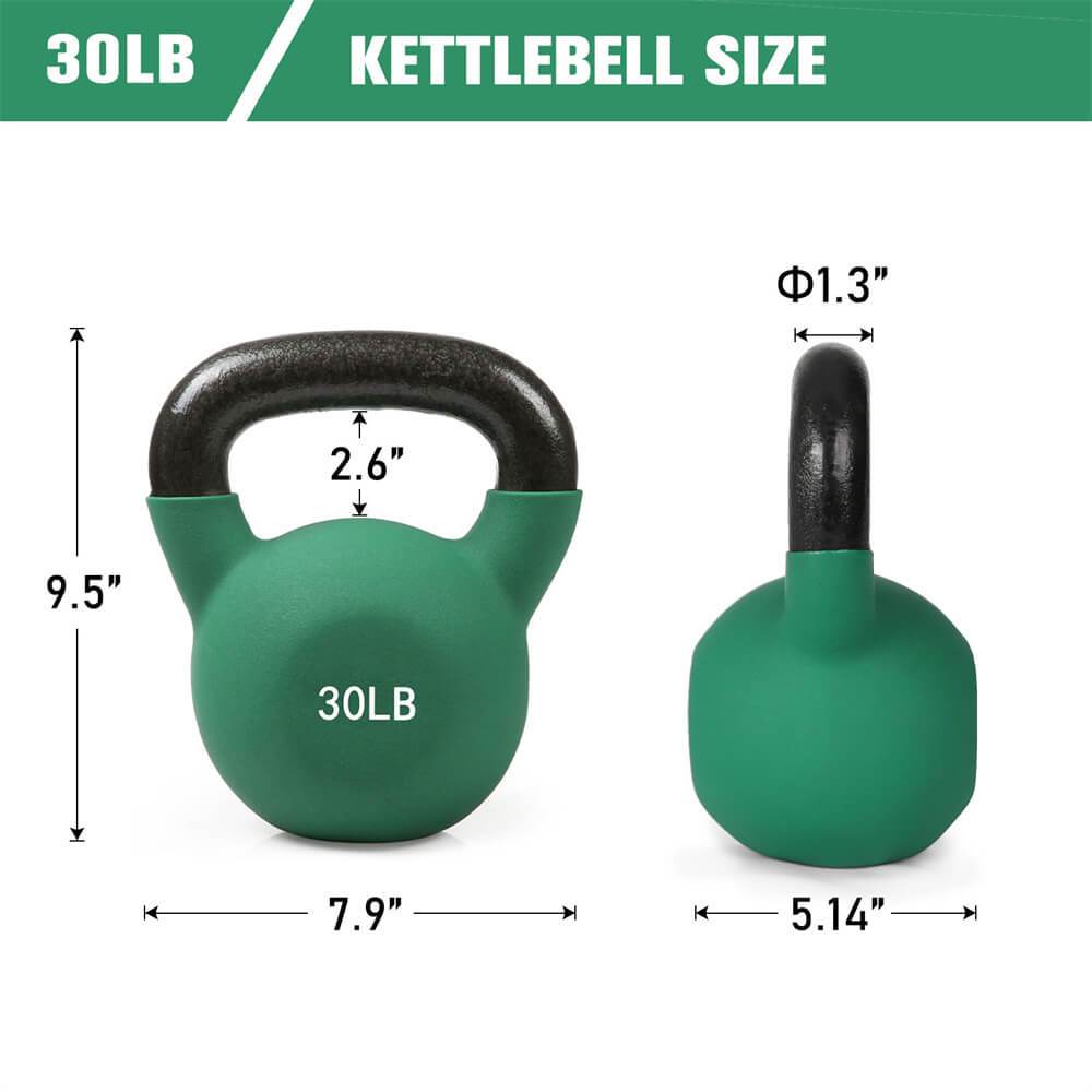 RitFit Neoprene Kettlebell Set for Sale 30 lb kettlebell