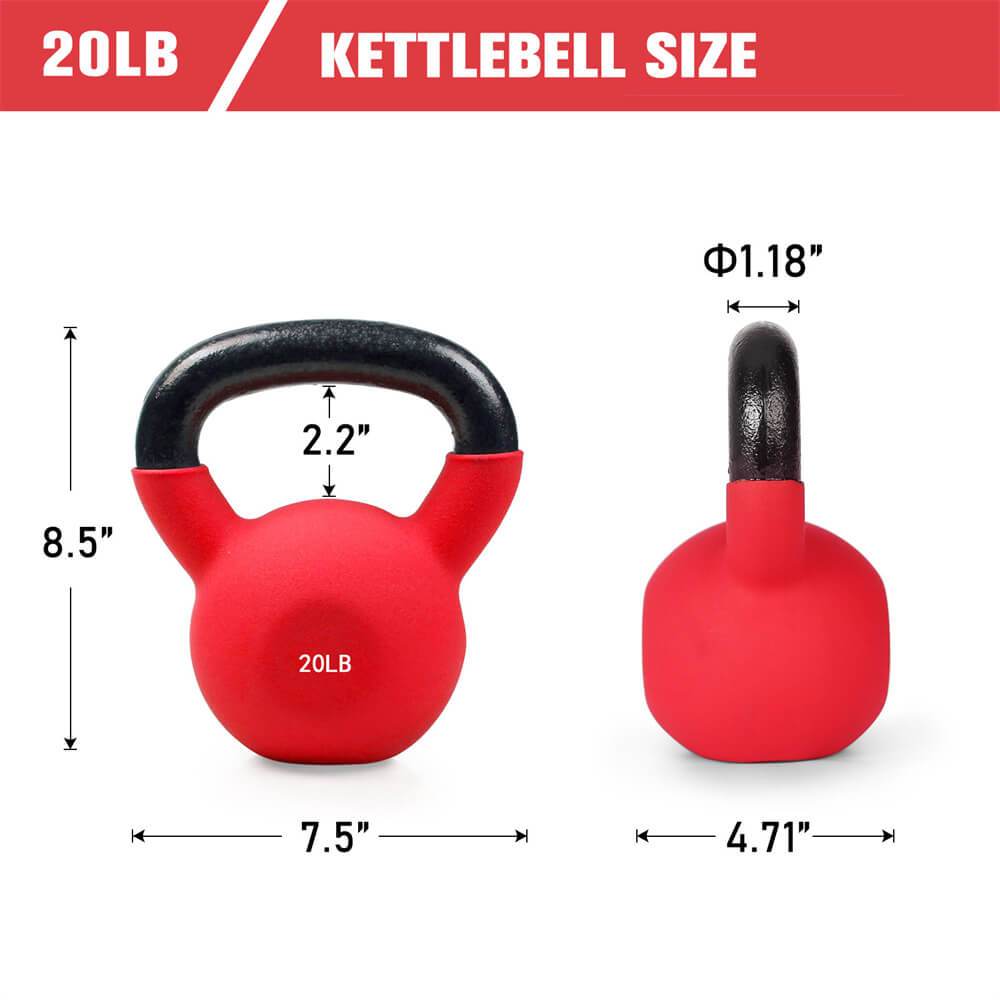 RitFit Neoprene Kettlebell Set for Sale 20 lb kettlebell