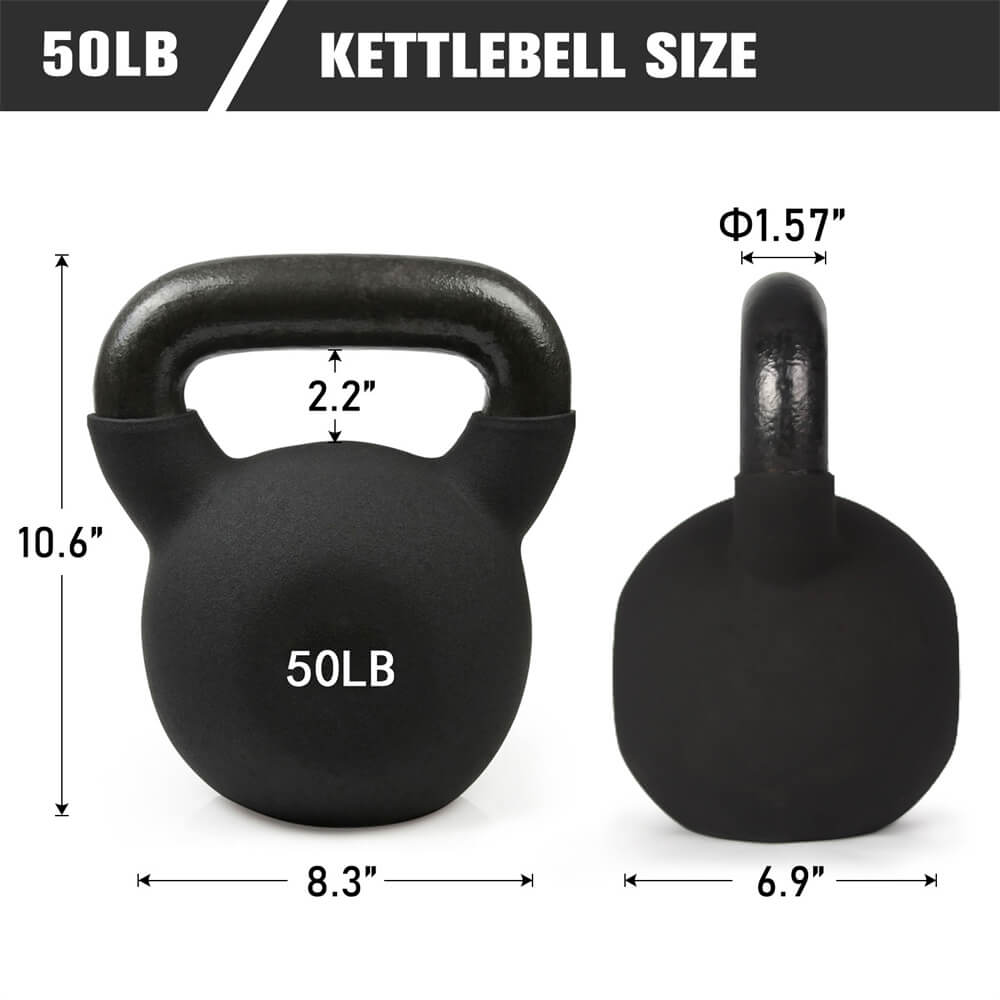 RitFit Neoprene Kettlebell Set for Sale 50 lb kettlebell