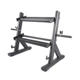 2 in 1 Dumbbell and Barbell Plates Rack