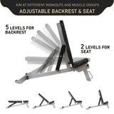 Adjustable Backrest & Seat