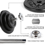 RitFit Cast Iron Adjustable Dumbbells 40-100 LBS Set with Connector