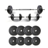 RitFit Cast Iron Adjustable Dumbbells 60LBS Set with Connector