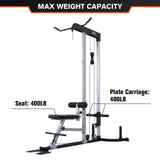 RitFit Cable Lat Pulldown Machine Low Row Machine CM-400 weight capacity