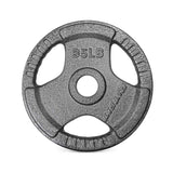 RitFit 35LB Cast Iron Weight Plates Set 2-Inch Olympic Grip Plates for Sale 