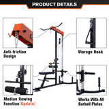 RitFit Home Gym Cable Machine with Lat Pulldown / Mid Row / Low Row CM-400 PRO