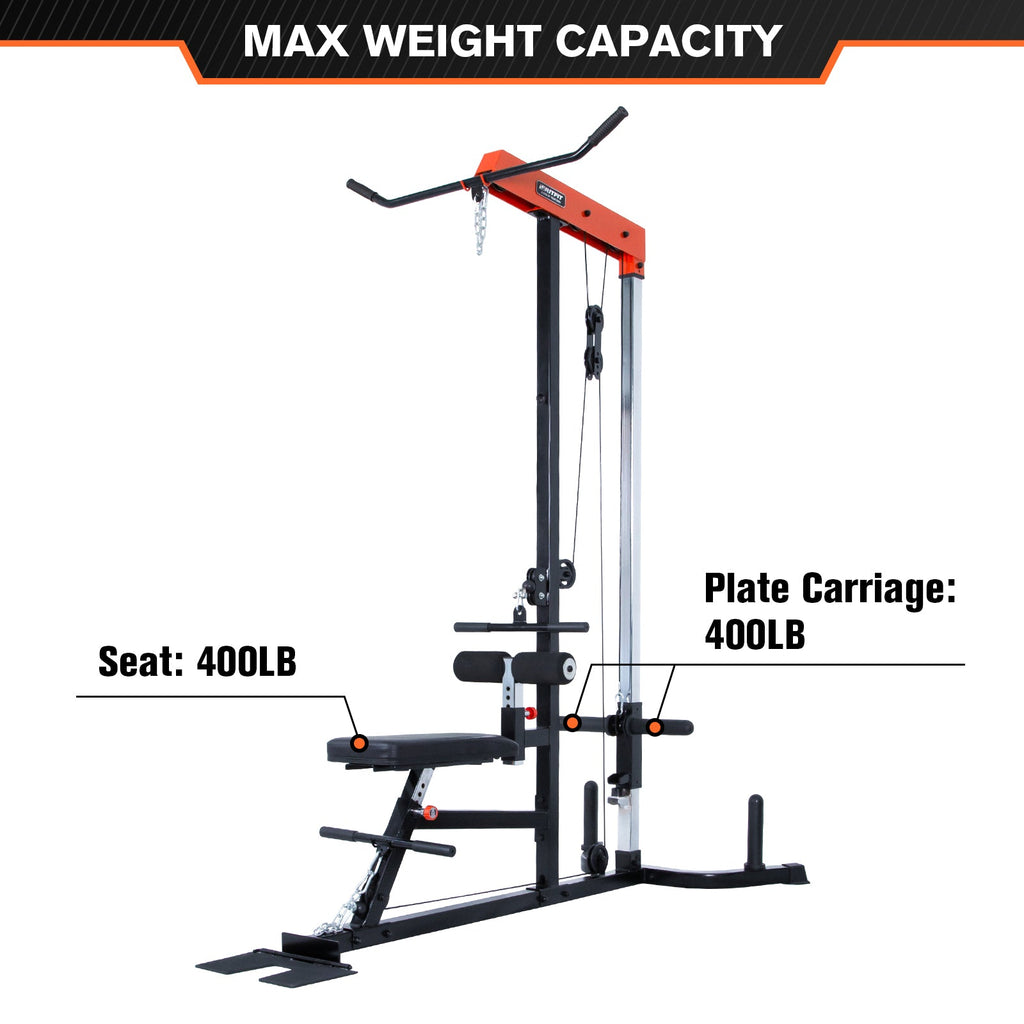 Home Gym Cable Machine with Lat Pulldown / Mid Row / Low Row