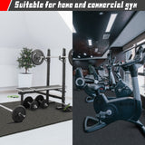 RitFit EVA Foam+Rubber Odorless Thick 0.5'' Flooring Gym Exercise Mats Interlocking Tiles Accessories RitFit 
