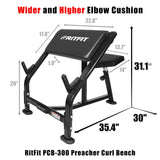 RitFit PCB-300 Preacher Curl Bench Weight Bench RitFit 
