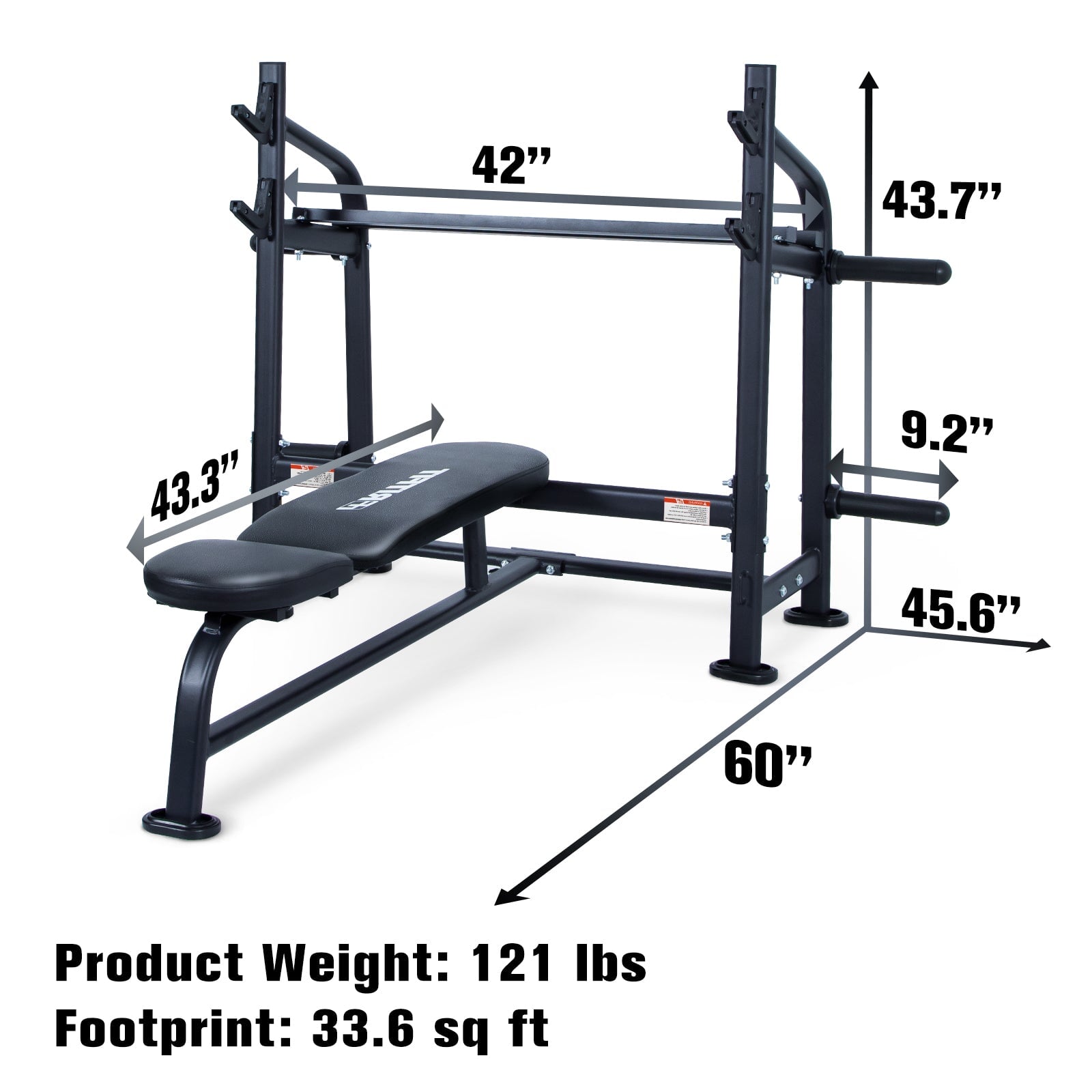 Bench Press Dimensions