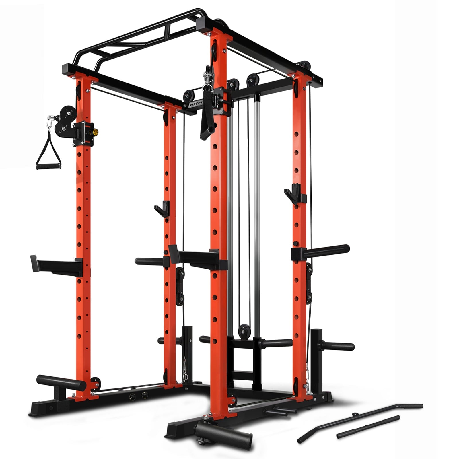 RitFit PPC03 Power Cage with Cable Crossover (PC-410CC) Exercise & Fitness RitFit Orange 