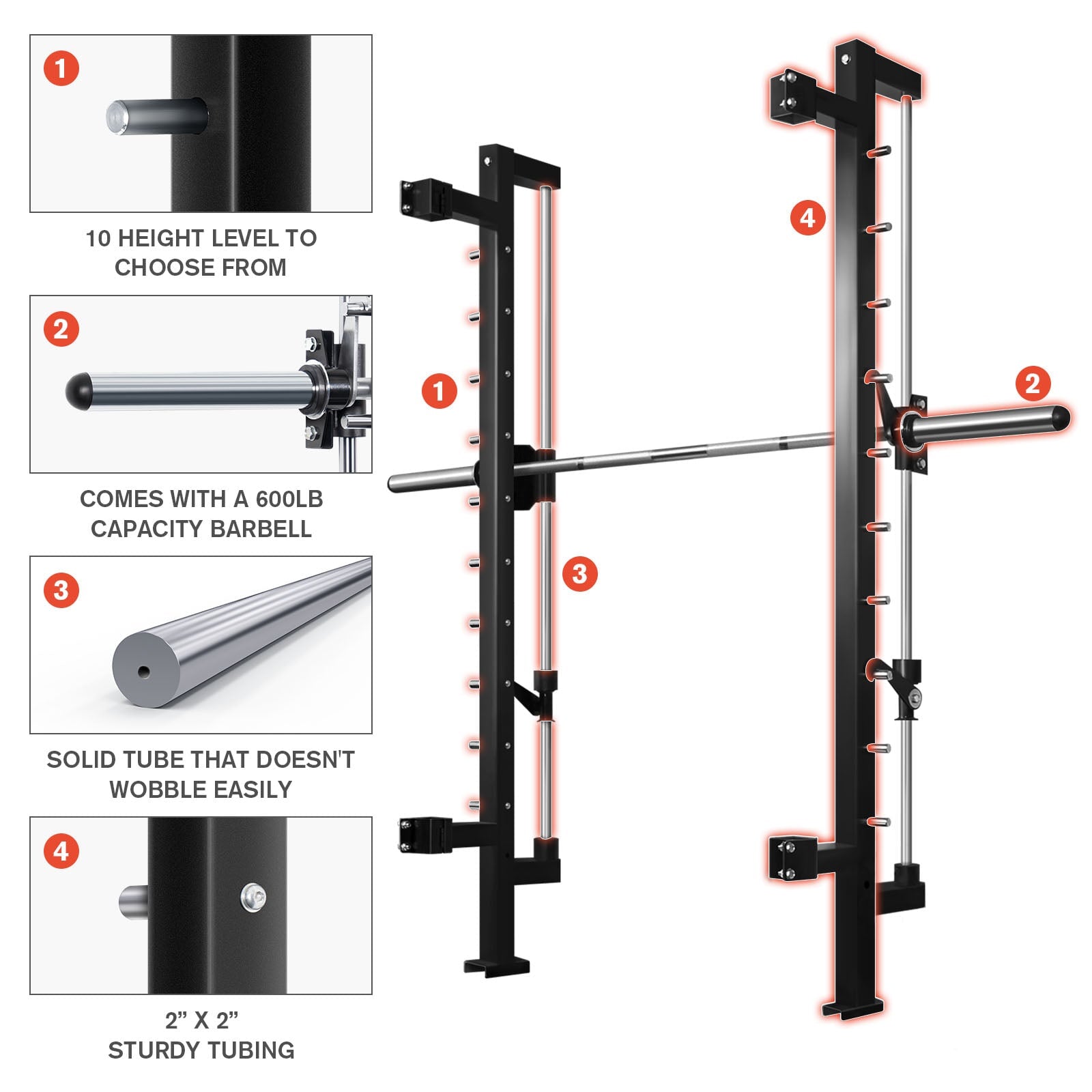 Smith Machine Attachment SA-600 for PC-410/ PC-410MAX Attachments RitFit 