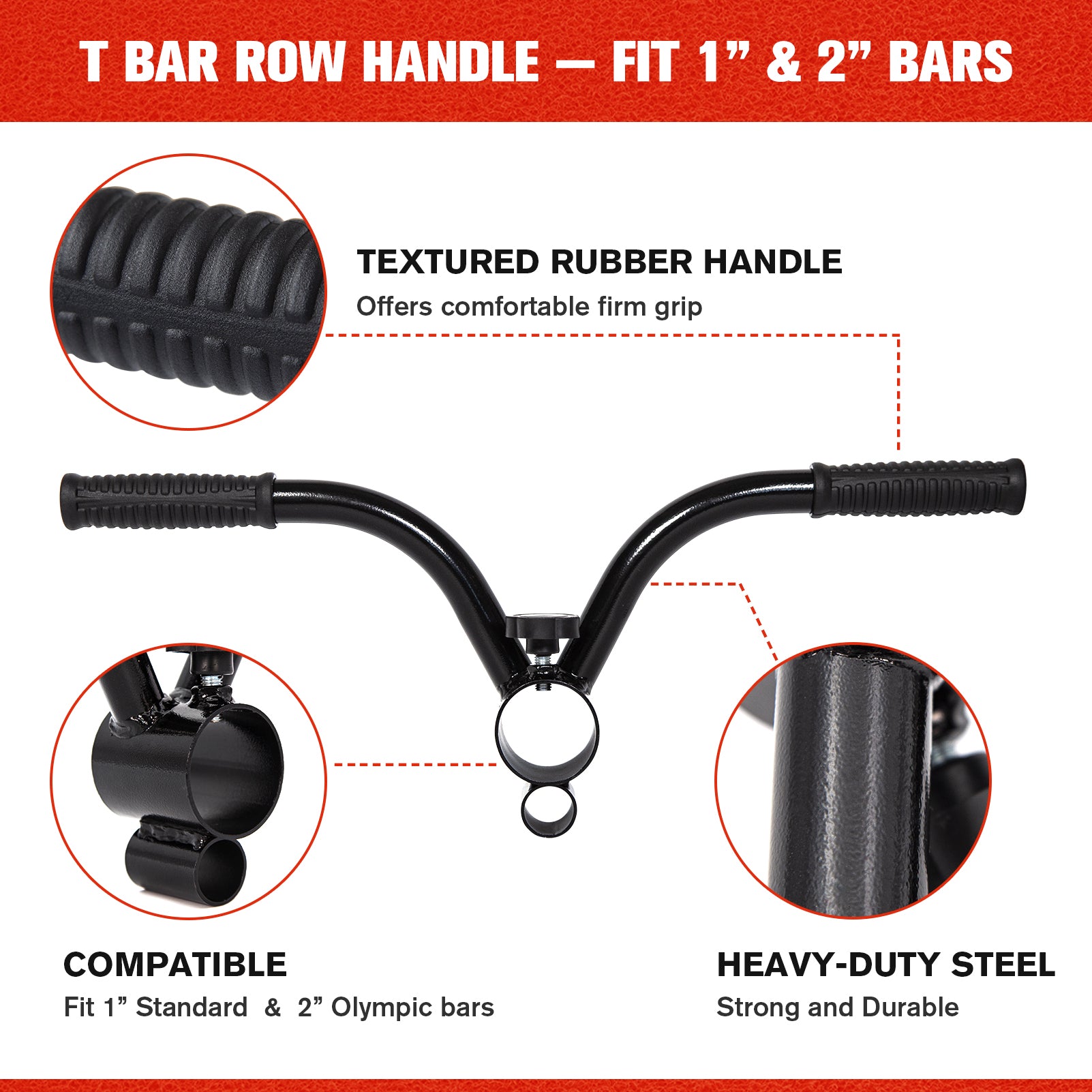 T Bar Row Handle, RitFit Power Cage Attachments RitFit 