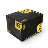 ToughFit 3 in 1 Soft Foam Plyo Box Jump Box-30”x24”x20” Conditioning ToughFit MEDIUM (24”x20”x16”) 