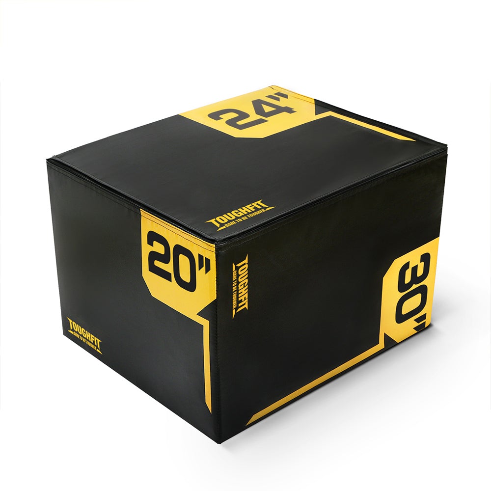 ToughFit 3 in 1 Soft Foam Plyo Box Jump Box-30”x24”x20”